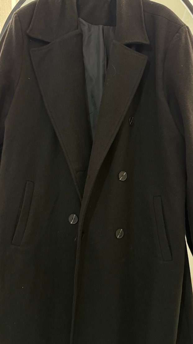 Siyah Uzun Kaban - Görsel 4