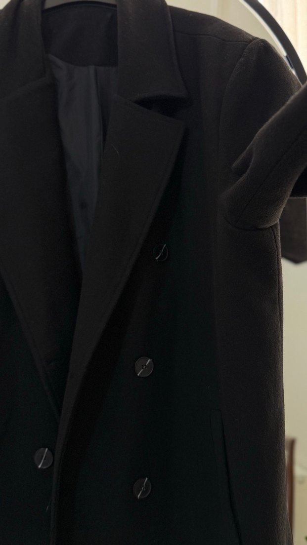 Siyah Uzun Kaban - Görsel 5