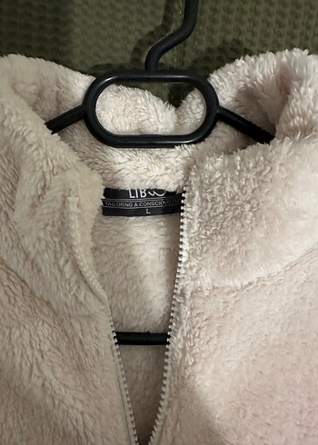 Beyaz Fermuarlı Yumuşak Kadın Ceket - Görsel 2