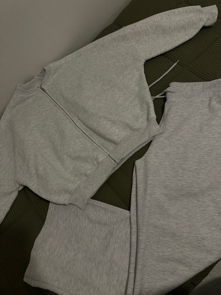 Gri alt üst takım - Görsel 3