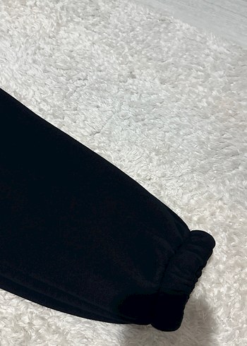 Kadın Siyah Rahat Kesim Eşofman Altı - Görsel 2