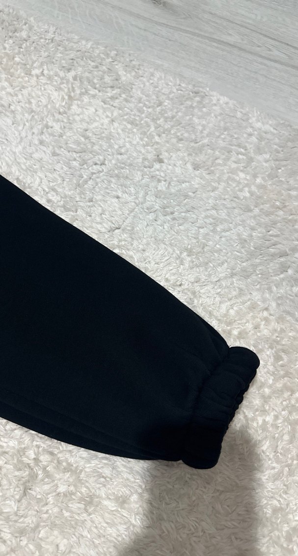 Kadın Siyah Rahat Kesim Eşofman Altı - Görsel 2