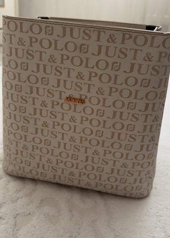 Justpolo Bej Deri Kadın Çanta - Modern Klasik - Görsel 2