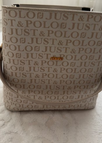 Justpolo Bej Deri Kadın Çanta - Modern Klasik - Görsel 3