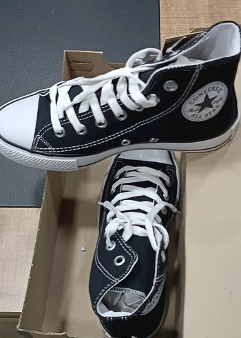 Siyah Bağcıklı Kadın Spor Ayakkabı - Görsel 5