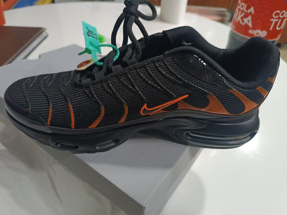 Siyah Turuncu Erkek Spor Ayakkabı - Görsel 3