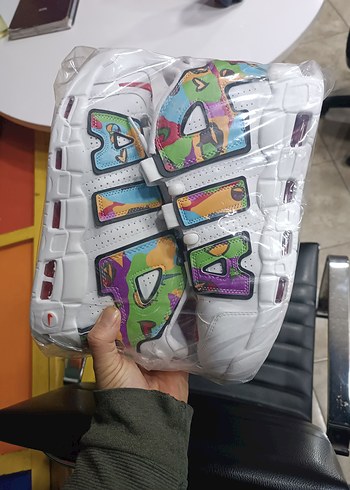 Beyaz Renkli Erkek Spor Ayakkabı Velcro - Görsel 2