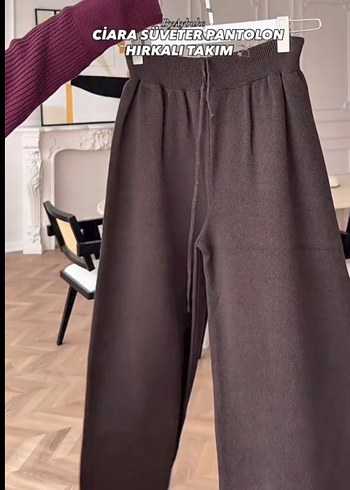 Gri Kadın Uzun Triko Tulum - Görsel 2