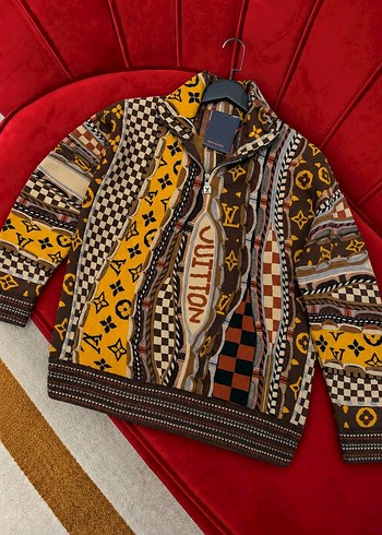 Diğer Louis Vuitton Monogramli Renkli Kapusonlu Ceket