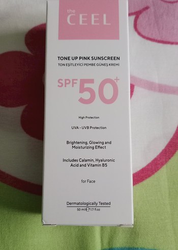 The CEEL Ton Eşitleyici Pembe Güneş Kremi SPF 50 - Görsel 2