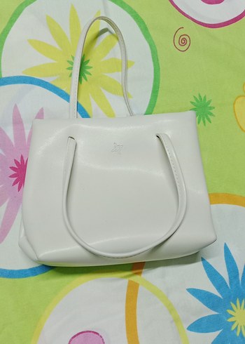 Beyaz Minimalist Kadın Çanta - Görsel 3