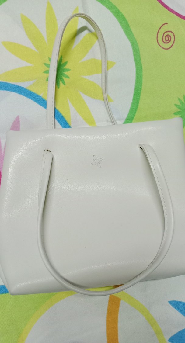 Beyaz Minimalist Kadın Çanta - Görsel 2