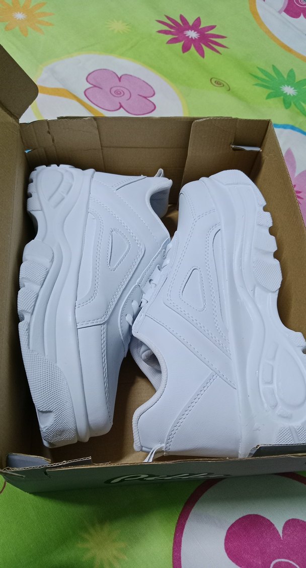 Beyaz Kadın Platform Spor Ayakkabı - Görsel 2