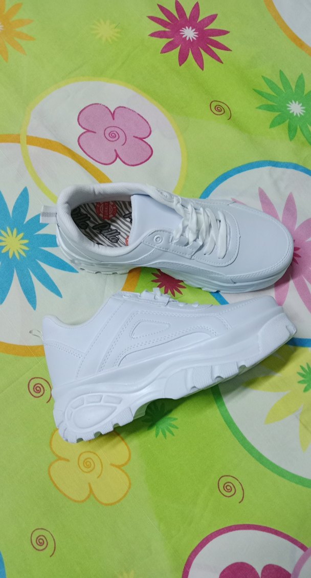 Beyaz Kadın Platform Spor Ayakkabı - Görsel 4