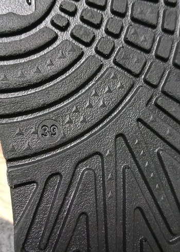 Siyah Kadın Dolgu Topuklu Terlik Velcro - Görsel 7