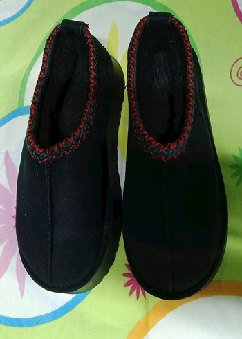 Siyah Kadın Dolgu Topuklu Terlik Velcro - Görsel 5