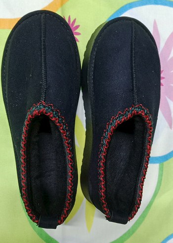 Siyah Kadın Dolgu Topuklu Terlik Velcro - Görsel 6