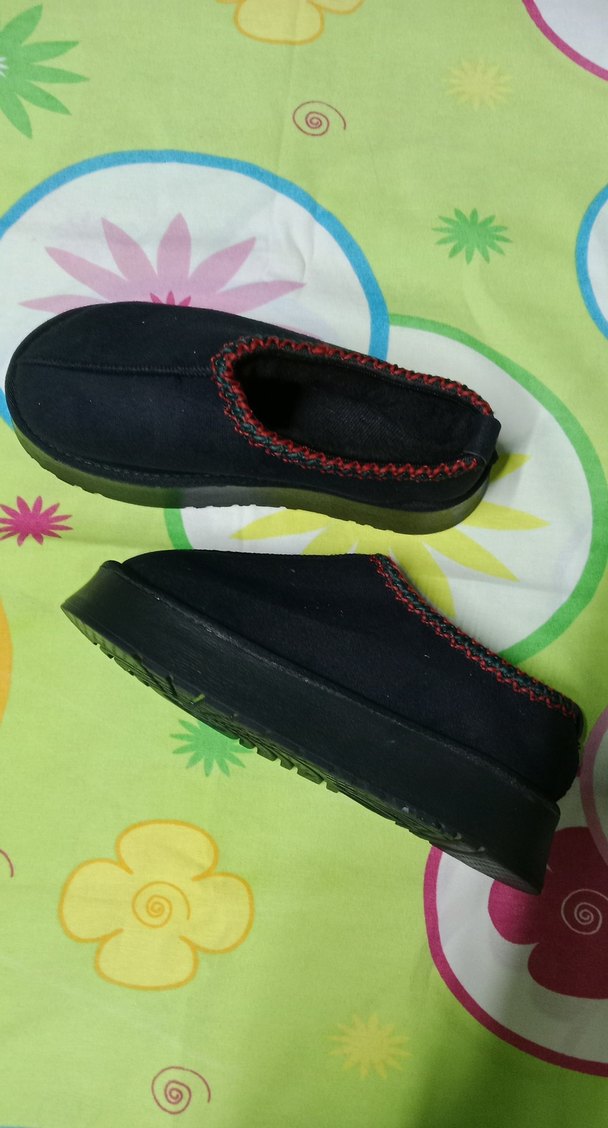 Siyah Kadın Dolgu Topuklu Terlik Velcro - Görsel 2