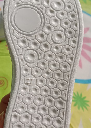 Kız Çocuk Beyaz Cırt Cırtlı Spor Ayakkabı - Görsel 6