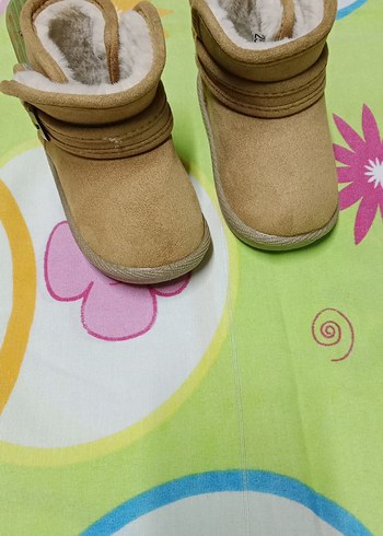 Kız Çocuk Kahverengi Kürklü Tokalı Bot - Görsel 5