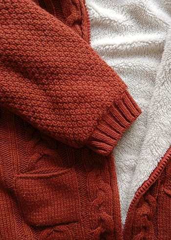 çocuk için kürklü hirka - Görsel 3