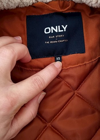 ONLY Kahverengi Düğmeli Mont - Görsel 2