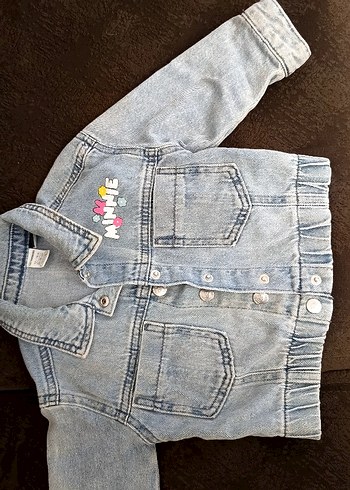 Düğmeli   Denim Ceket kız çocuk - Görsel 2