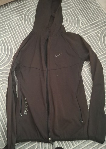 Nike Siyah Kapusonlu Spor Ceket