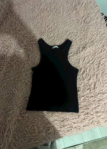 Siyah Yüksek Yakalı Kadın Atlet - Görsel 2