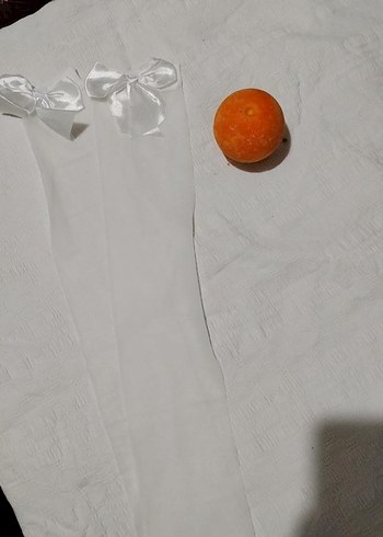 İnce Fiyonk Detaylı Jartiyer Çorap - Görsel 2