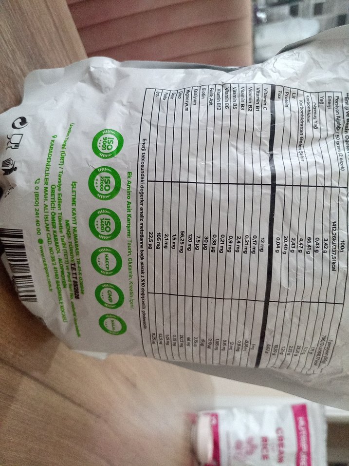 Nutripure Your Gainer Çikolata Aromalı Toz - Görsel 4