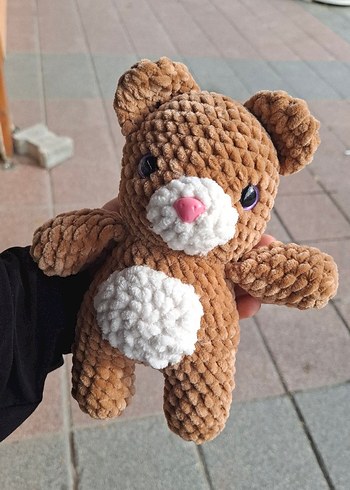 Kahverengi Yumuşak Peluş Ayıcık Oyuncak - Görsel 3