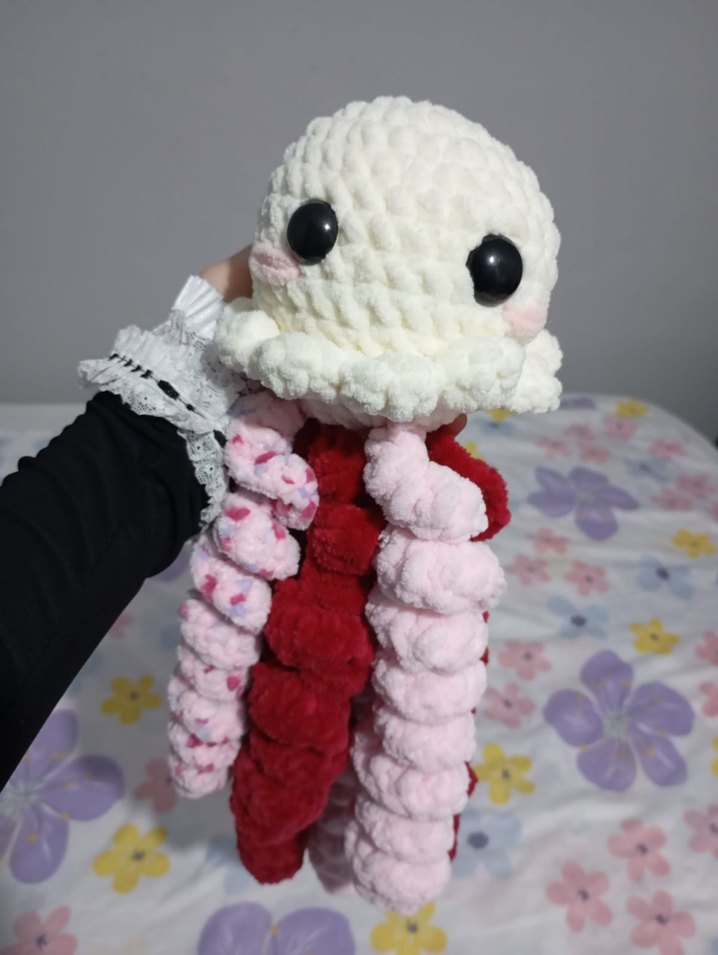 Renkli Ahtapot Peluş Oyuncak - Görsel 4