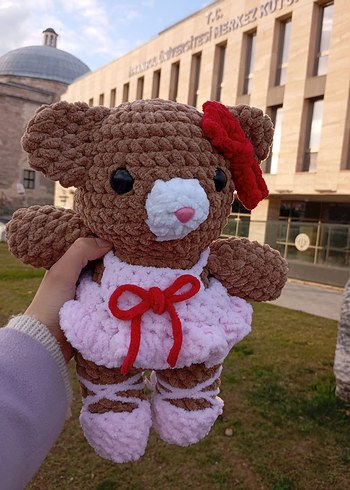 Kahverengi Peluş Ayıcık Oyuncak - Görsel 3