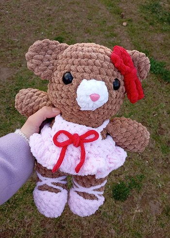 Kahverengi Peluş Ayıcık Oyuncak - Görsel 2