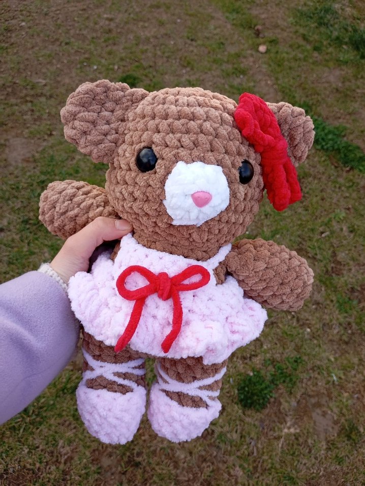 Kahverengi Peluş Ayıcık Oyuncak - Görsel 2