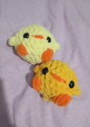 Sarı Renkli Yumuşak Peluş Civciv Anahtarlık - Görsel 5