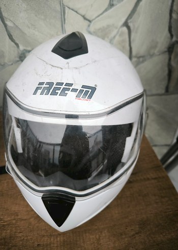 Beyaz Motosiklet Kaskı - Görsel 2