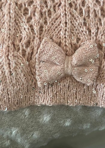 Bej Örgü Şal Fiyonk Detaylı - Görsel 3