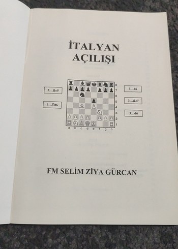 Satranç  İtalyan Açılışı Kitabı - Görsel 3