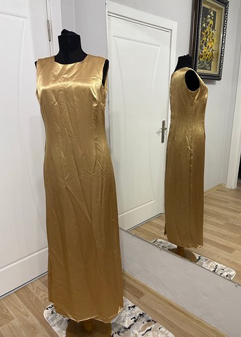 Uzun Turkuaz Nakışlı Kadın Bindallı - Görsel 6