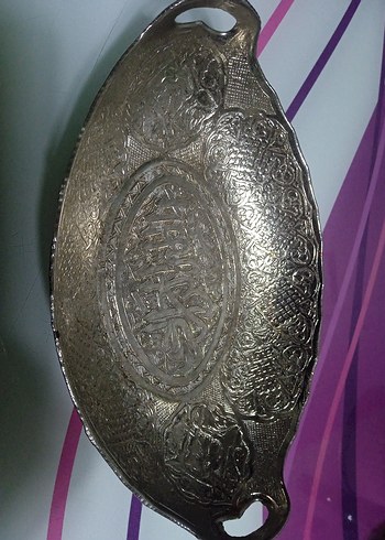 Osmanlı motifli tepsi - Görsel 3