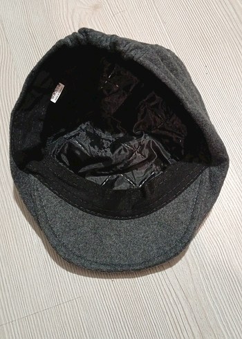 Gri Erkek Kasket Şapka - Görsel 2