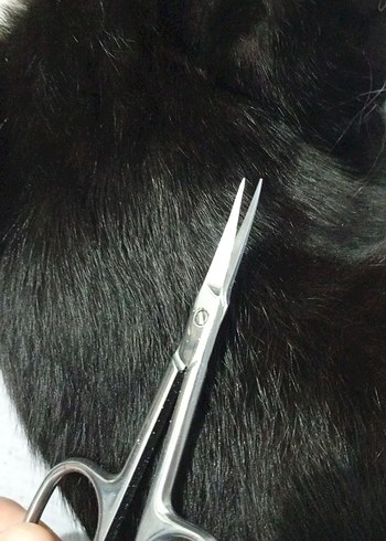 Parlak Gri Manikür Makası - Görsel 2