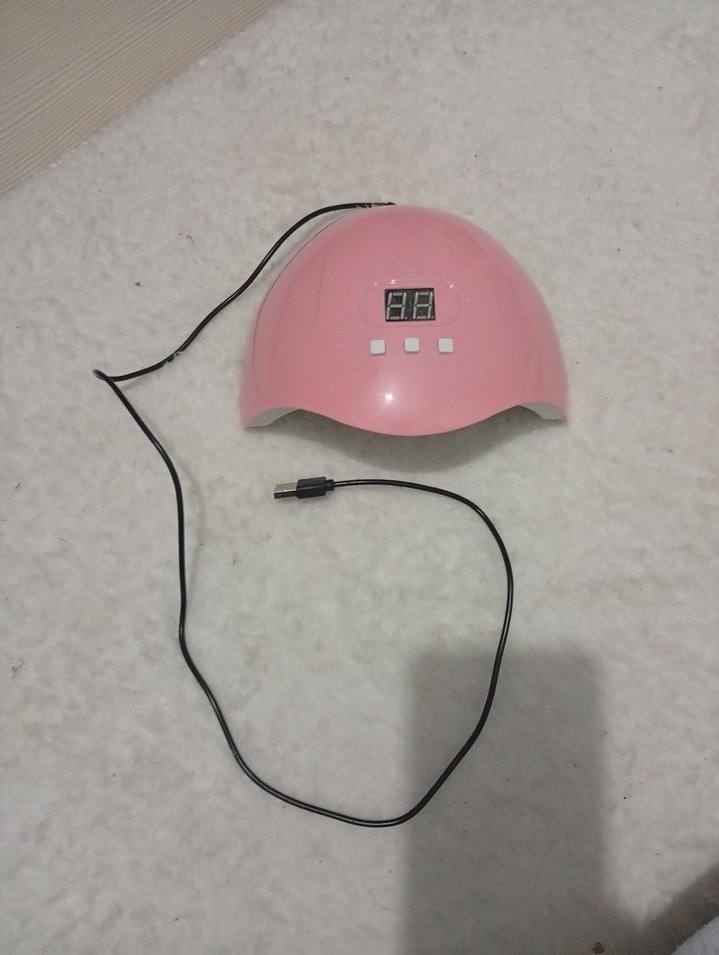 Pembe UV ışık protez tırnak aleti - Görsel 3