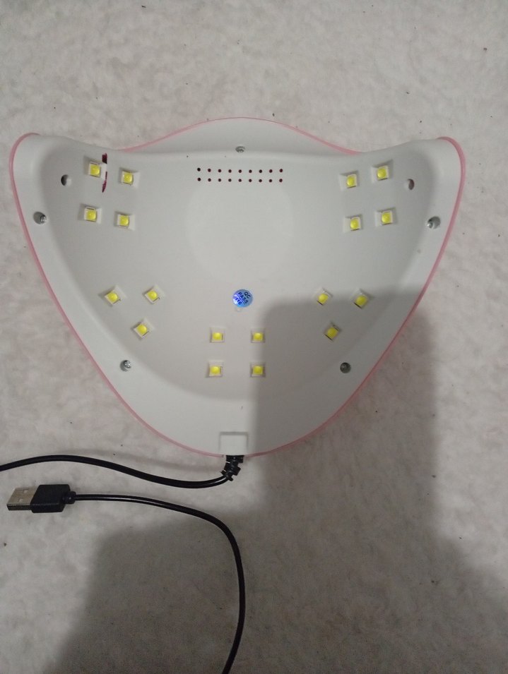 Pembe UV ışık protez tırnak aleti - Görsel 4