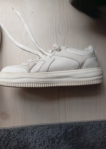 Beyaz Kadın -erkek Spor Ayakkabı Elastik Bağcıklı - Görsel 3