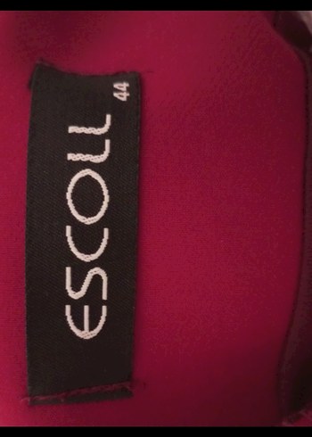 Bordo Dantel Kol Detaylı Midi Elbise - Görsel 4