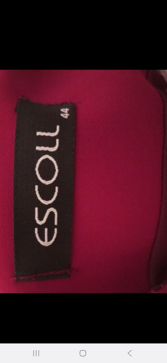 Bordo Dantel Kol Detaylı Midi Elbise - Görsel 4