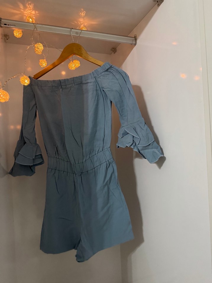 Mavi Keten  Tulum - Görsel 2